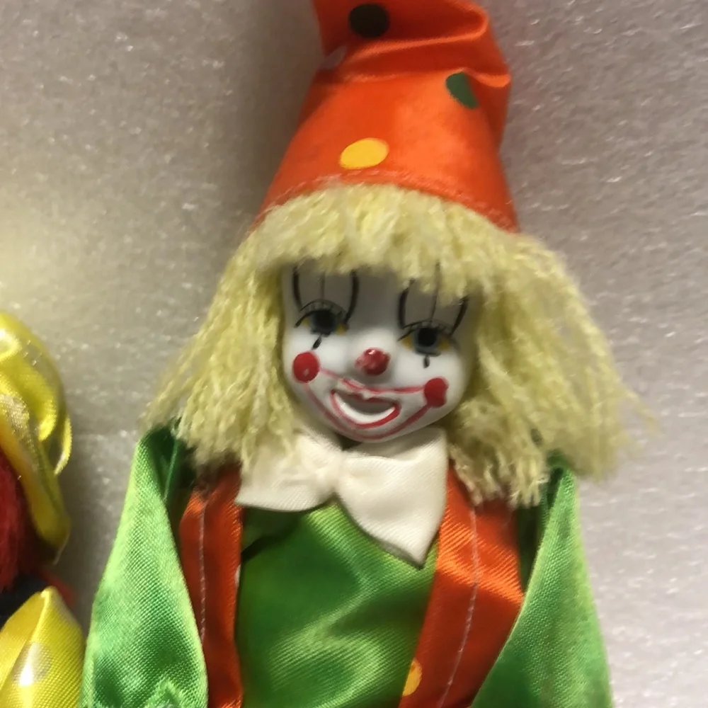 Vintage clown decor-3 pcs
